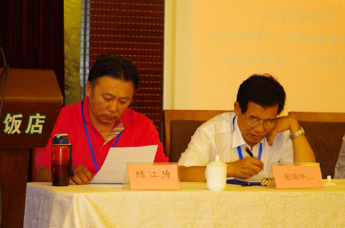 专家聆听演讲